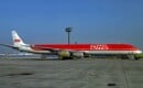 McDonnell Douglas DC-8-73CF in 1992 in DHL Airways livery as N961R