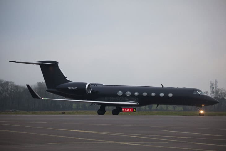 N1969C Gulfstream 550 Silver Air