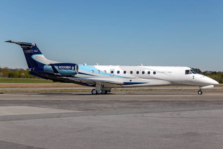 N333BH - Embraer Legacy 650 in March 2023