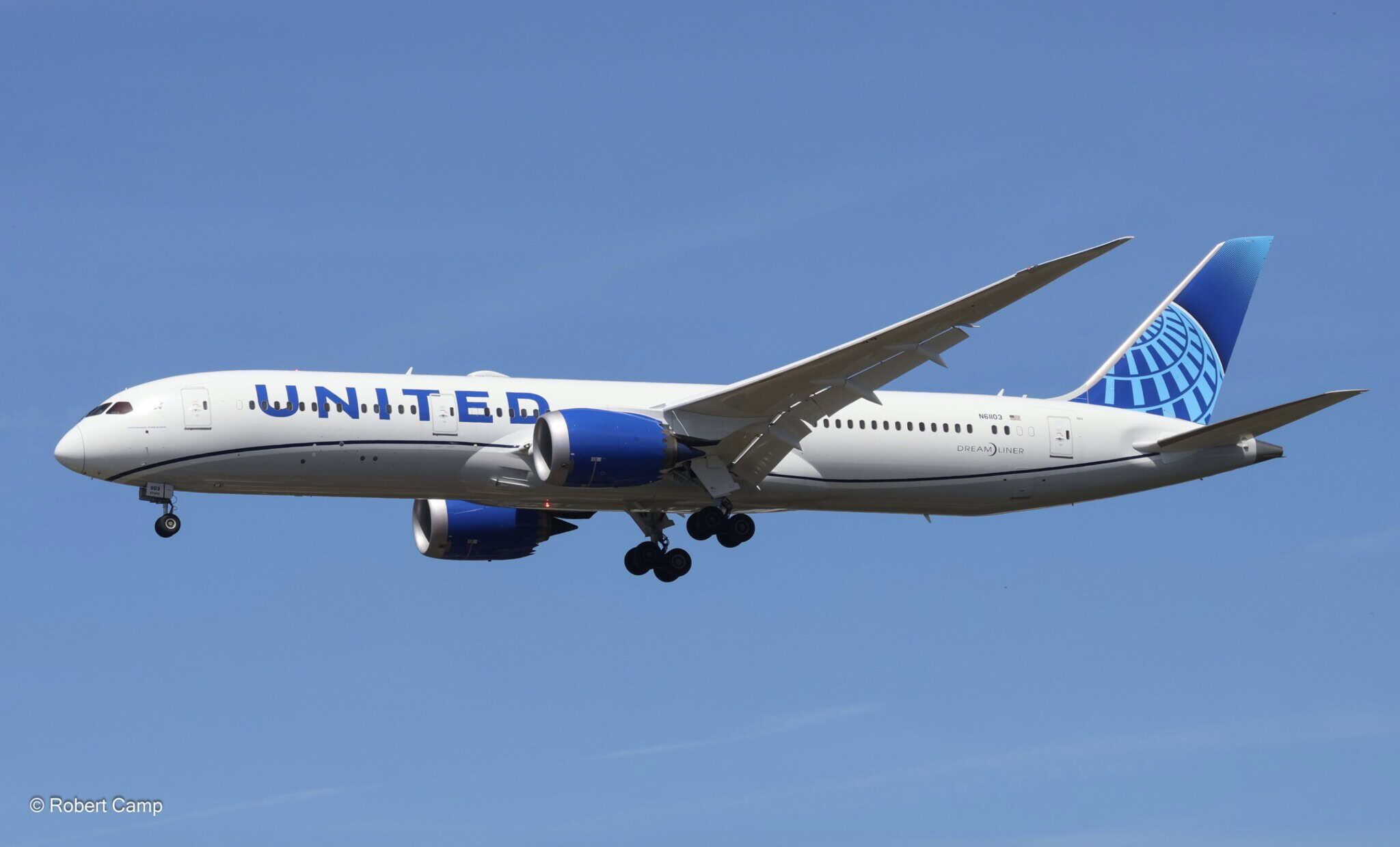 N61103 Boeing 787 9 Dreamliner United Airlines