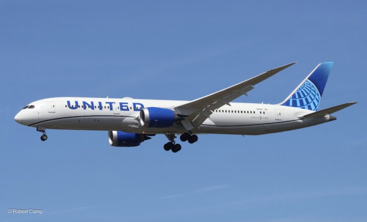 N61103 Boeing 787 9 Dreamliner United Airlines