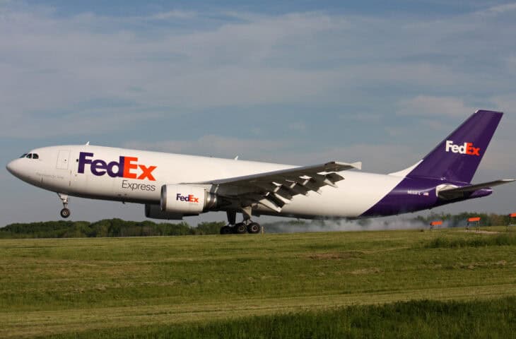 N655FE FedEx Express A300F4-605R landing