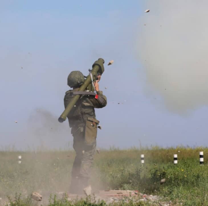 Practice shooting from MANPADS