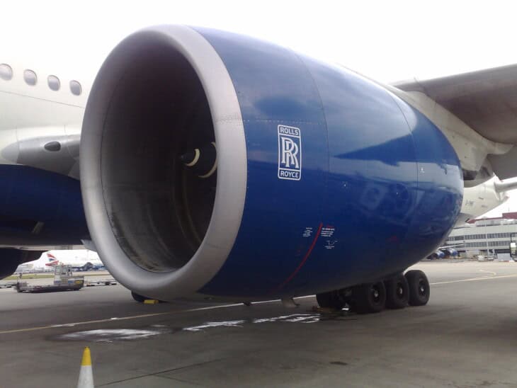 Rolls Royce Trent 800 on a British Airways Boeing 777