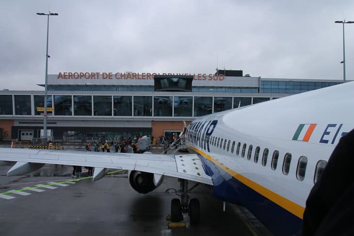 Ryanair Boeing 737-800 at Charleroi Airport