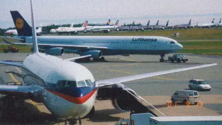 September 11 2001 Operation Yellow Ribbon parked airplanes 3