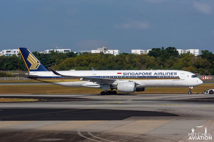 Singapore Airlines – 9V-SGB – A350-941(ULR) – Singapore Changi Airport