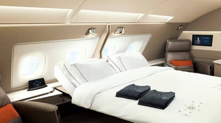 Singapore Airlines First Class Suite - double suites