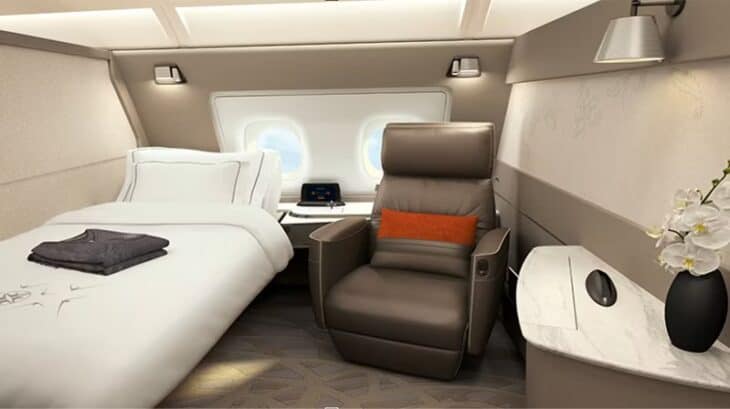 Singapore Airlines First Class Suite - single suite
