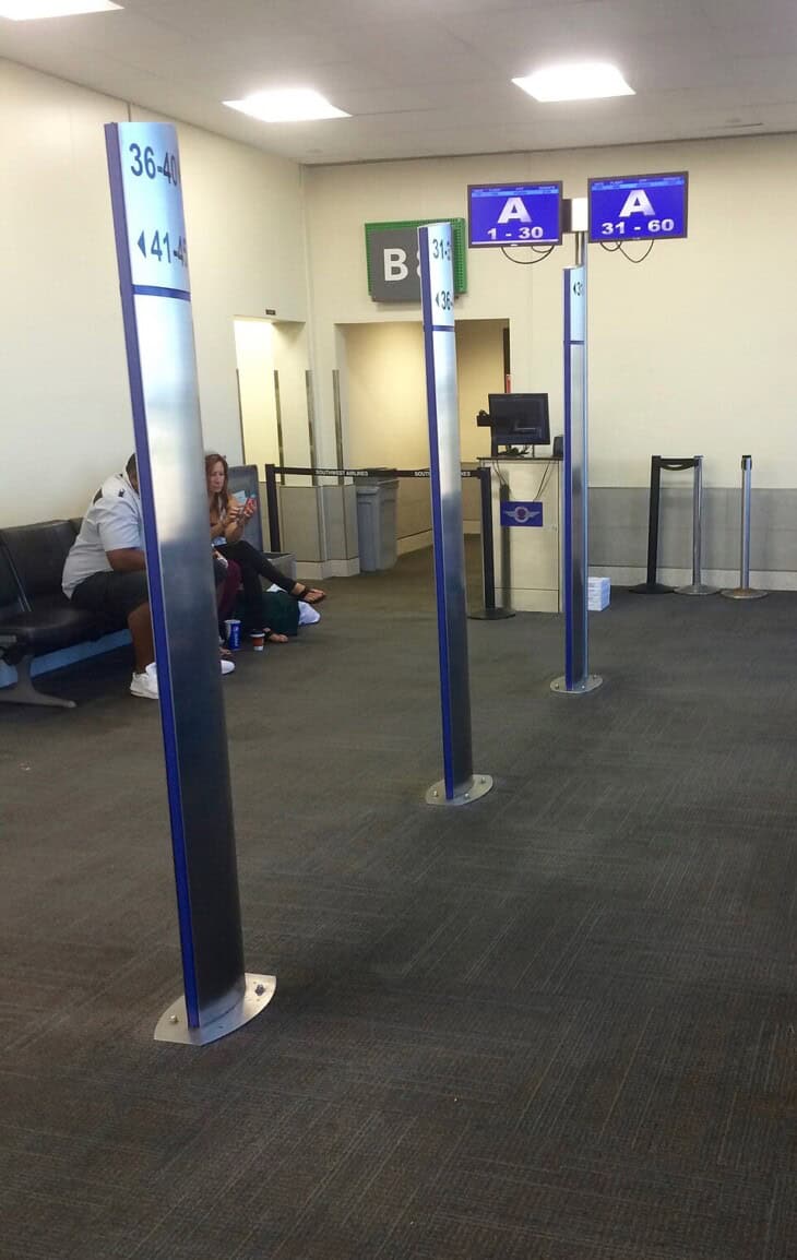 Southwest Airlines Boarding Area