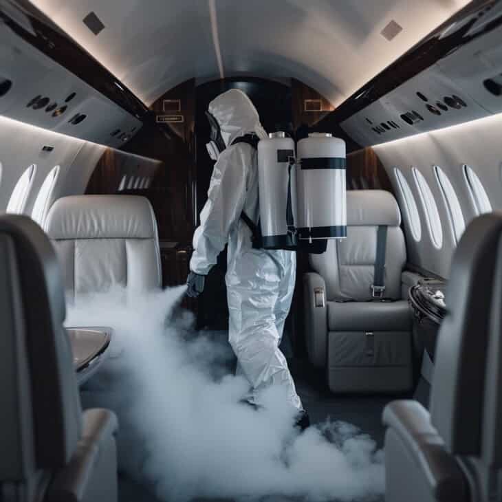 airplane cabin disinsection