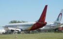 Retired Boeing 737s at Cotswold Airport