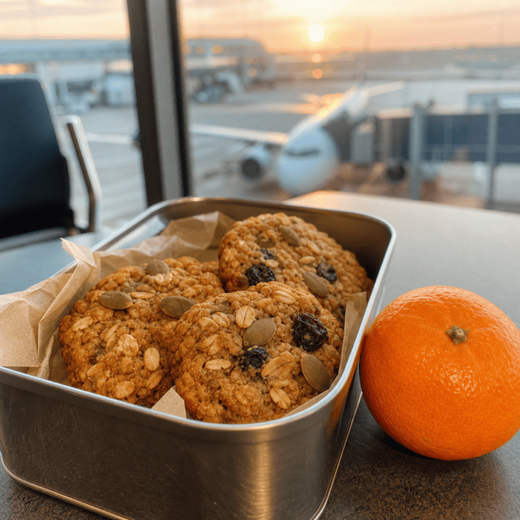 Soft banana oat cookies turn a make-ahead breakfast into a clean handheld option.