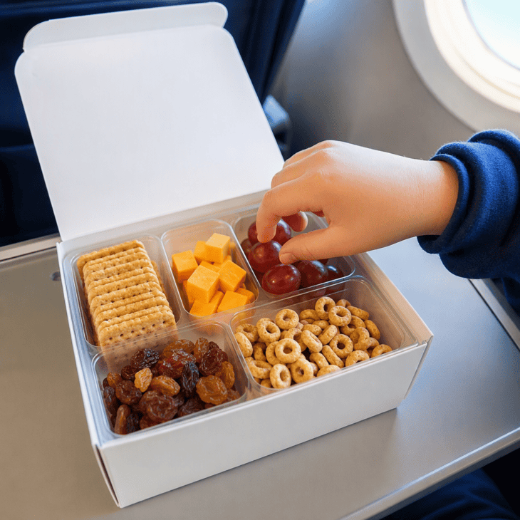 Six small compartments take far longer to work through than one large bag.