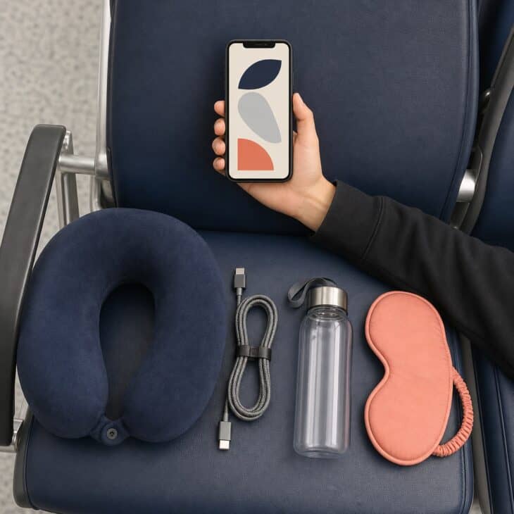 One essential per tap keeps a packing recommendation easy to follow and easy to save.