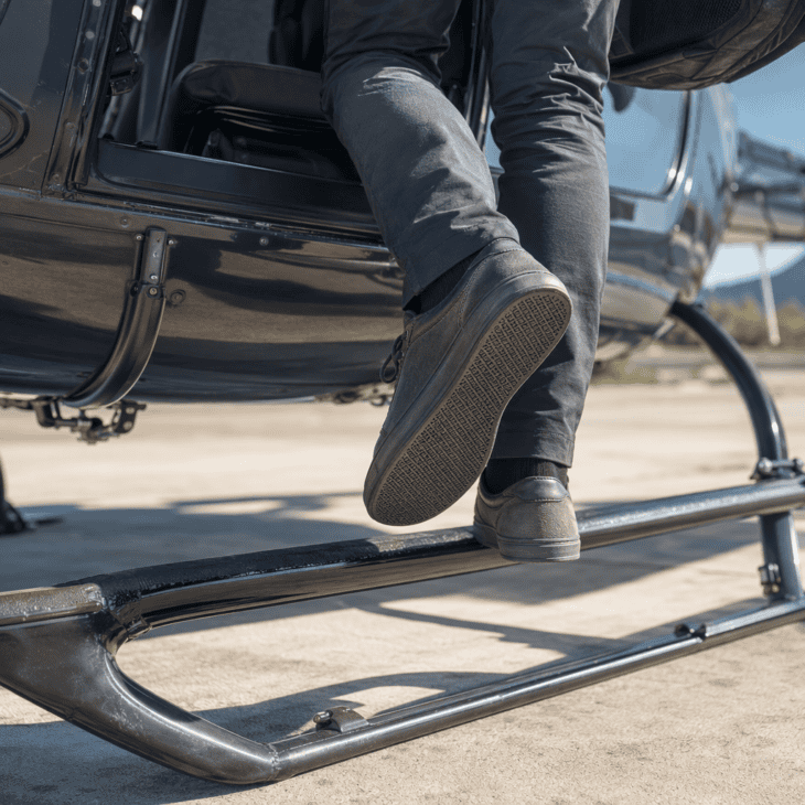 Laced sneakers are the one shoe style no operator turns away.