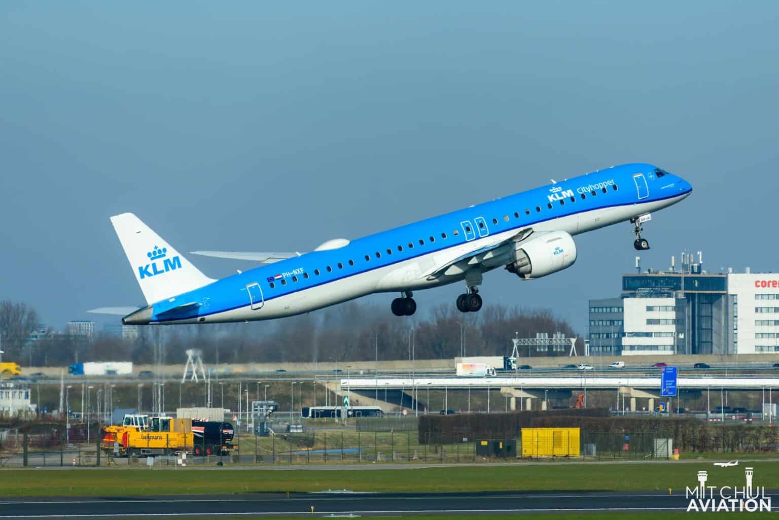 KLM Cityhopper Embraer E195-E2 PH-NXF at Amsterdam Airport Schiphol