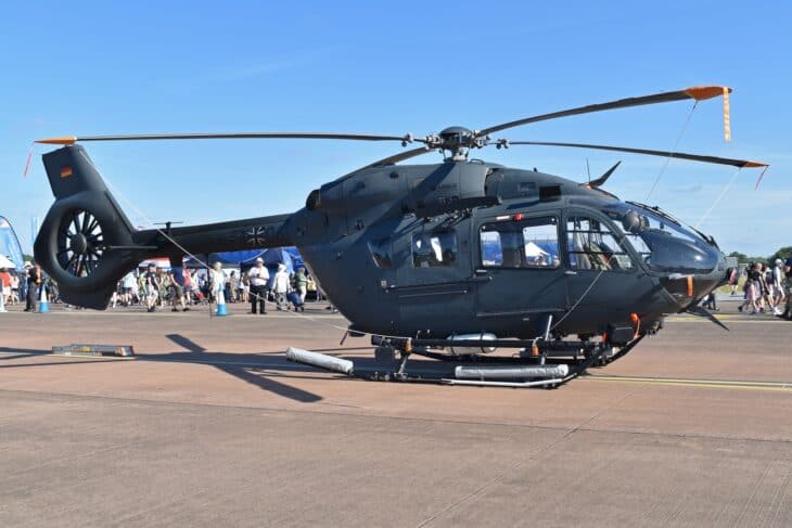 Airbus Helicopters H145M light utility helicopter of the German Air Force, serial 76+06