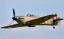 Hawker Hurricane Mk I R4118 in flight at Abingdon