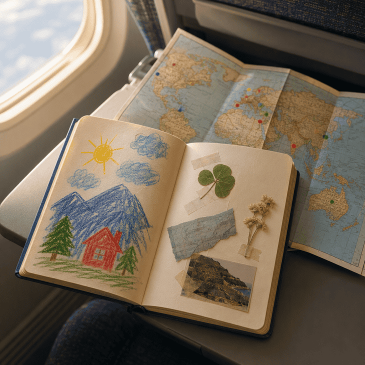 The journal turns into the souvenir, which is cheaper than the gift shop.