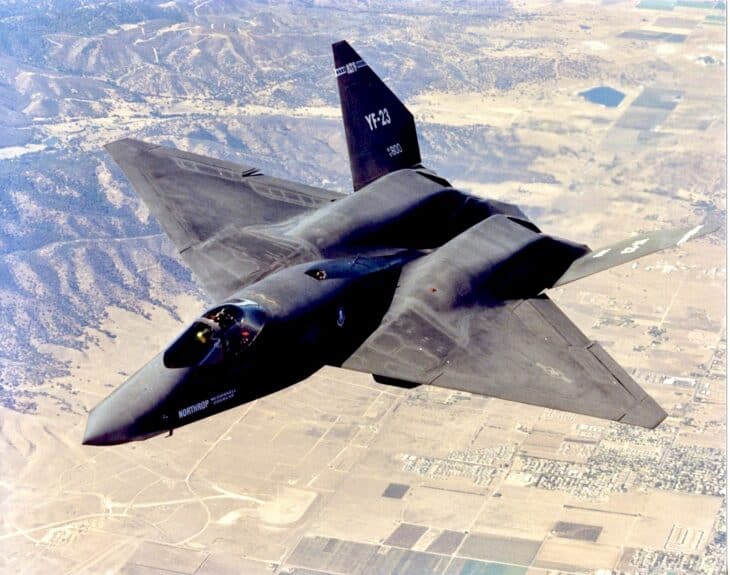The first prototype, PAV-1, flew with Pratt & Whitney YF119 engines.
