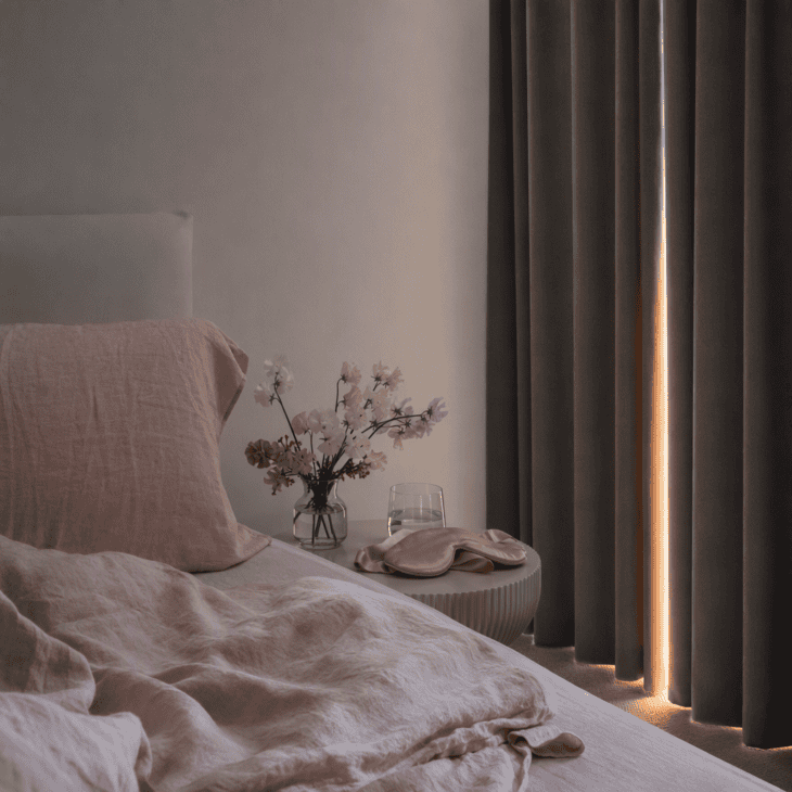 After an overnight flight, a dark room and fresh sheets beat any party.
