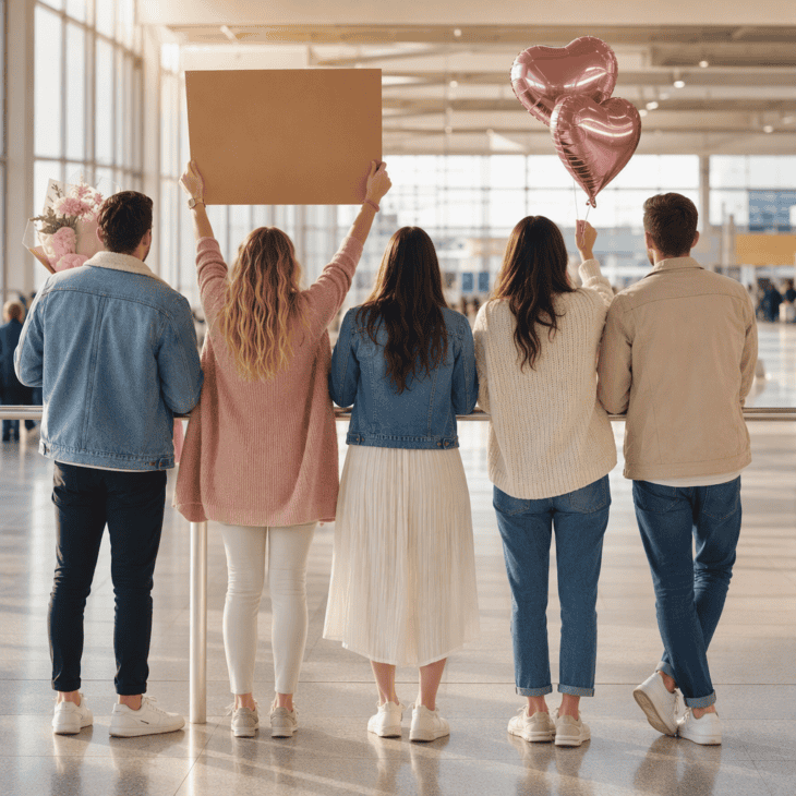 A surprise group of her closest friends shows her that everyone missed her, not just you.