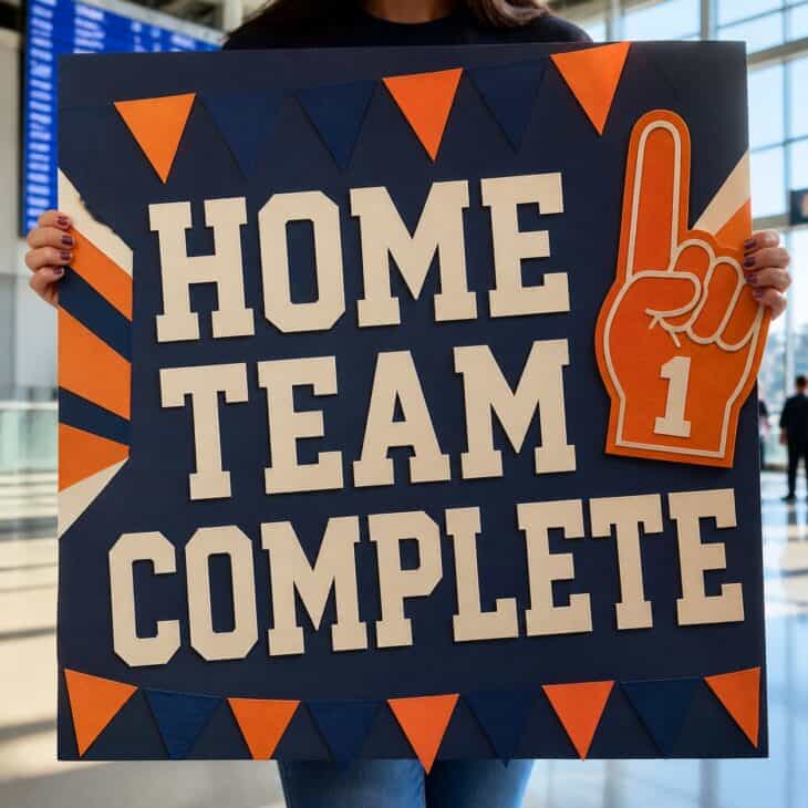 Familiar team colors make the returning traveler feel back in home territory immediately.