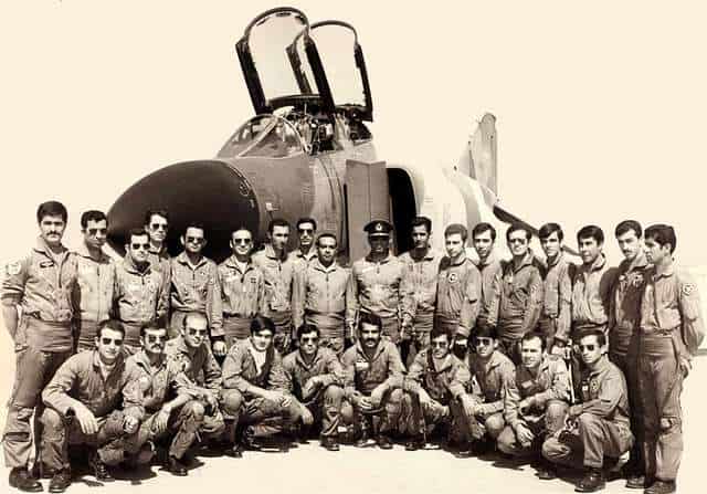 The first F-4d Phantom II squadron of iran in 1971