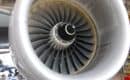 Rolls-Royce Trent turbofan fan on an American Airlines 777