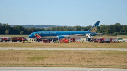 Vietnam Airlines 787 Was Braking During Its Munich Takeoff Roll, German Investigators Find
