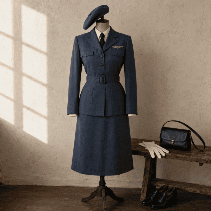 The WASP dress uniform came in Santiago Blue, the shade later adopted by the US Air Force.