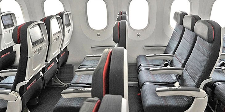 Air Canada Boeing 787 economy seats