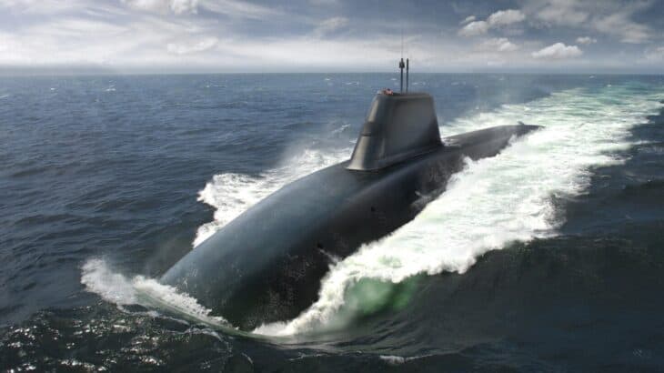 Artist's rendering of Dreadnought-class submarine