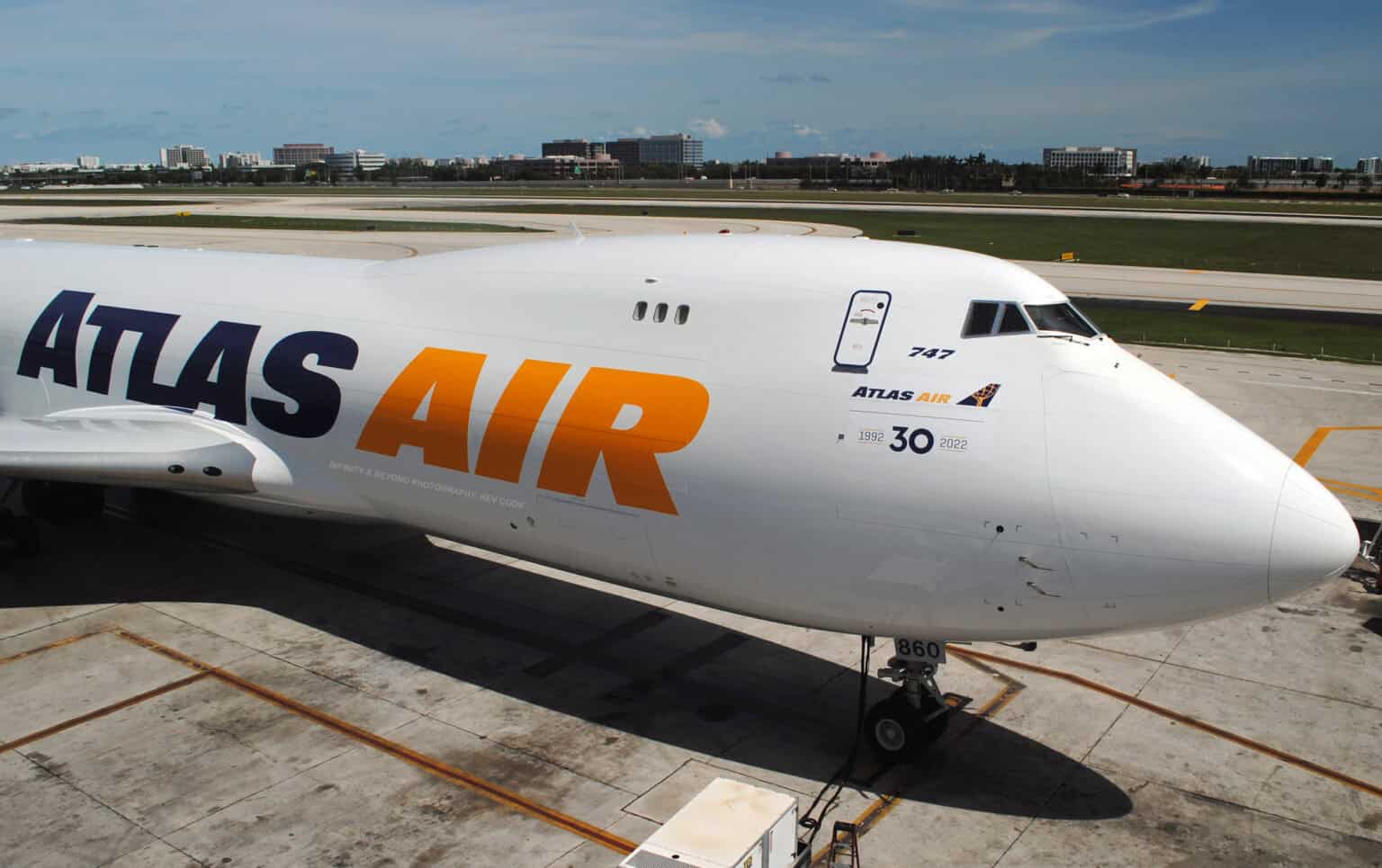 Atlas Air 30th Anniversary 747