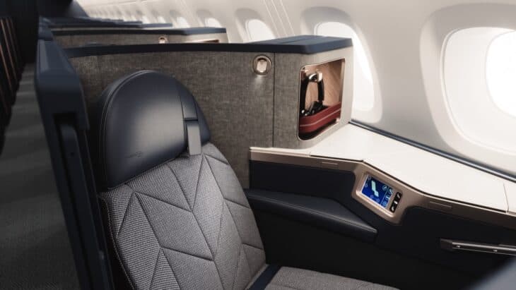 Club World (business) seat on British Airways A380