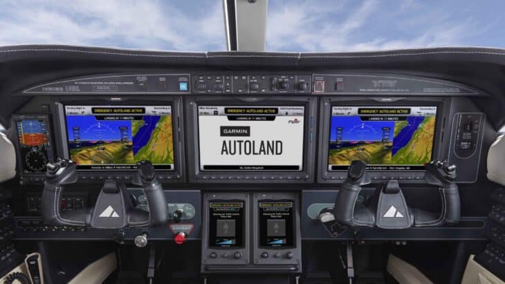 Garmin Autoland in the Piper M600