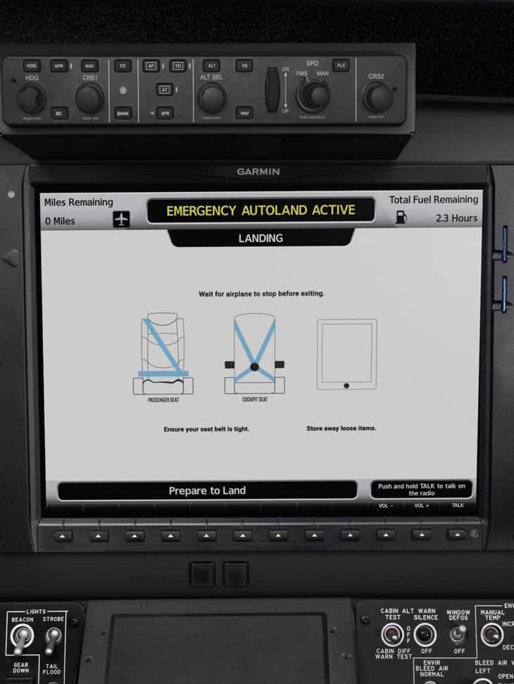 Garmin Autoland for KingAir3