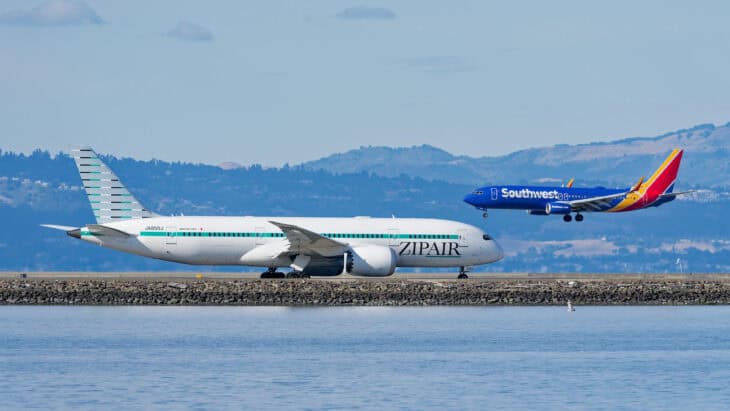 JA850J and N8507C at SFO
