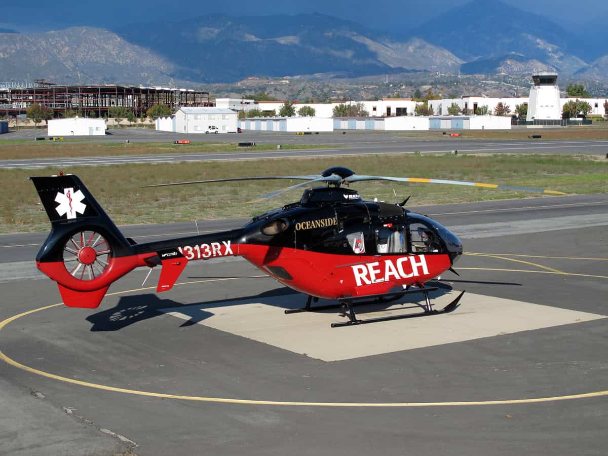 N313RX Eurocopter EC135 of REACH Air Medical Services.