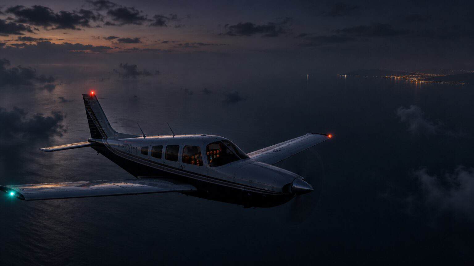 Piper Saratoga flown by John F. Kennedy Jr