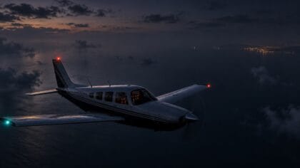 Piper Saratoga flown by John F. Kennedy Jr