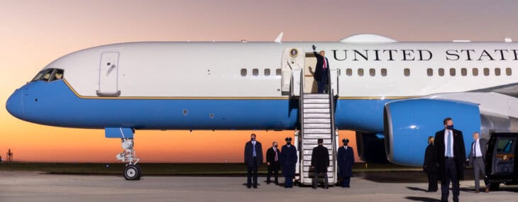 President Trump Boards Air Force One