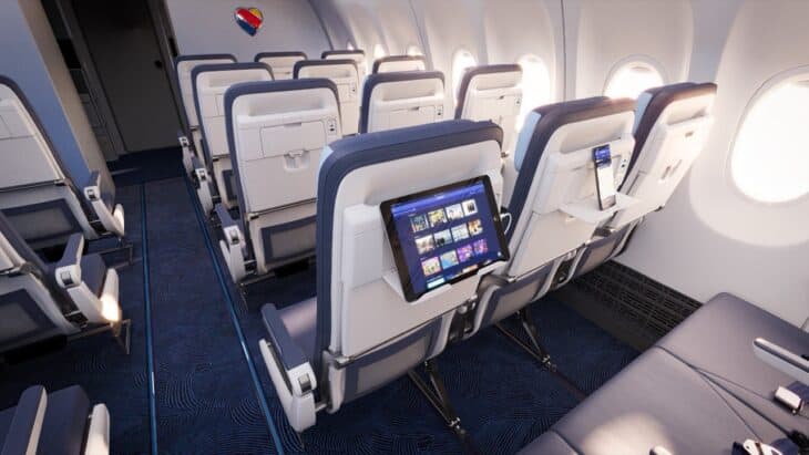 Southwest Boeing 737 economy seats - 2