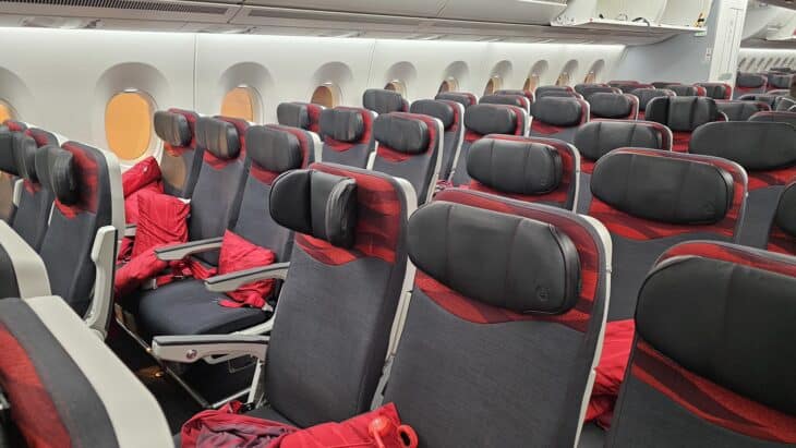 Turkish Airlines Airbus A350-900 economy seats
