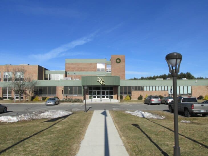 Entrance to Nashua Community College in New Hampshire