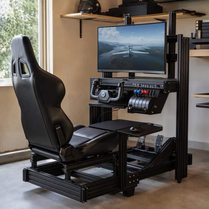 Aluminum extrusion makes a rigid, adjustable frame that lasts for years.