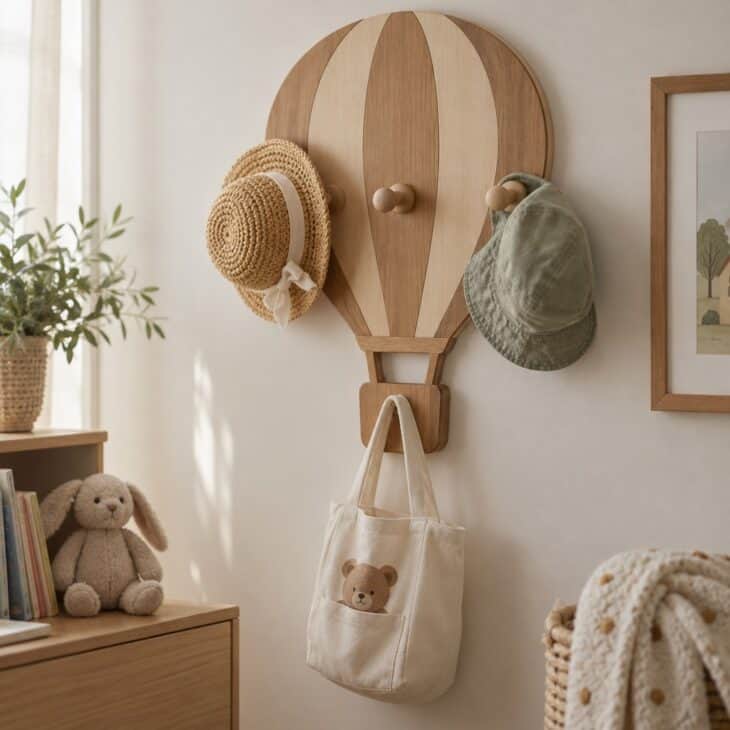 A peg rack stays useful for years.