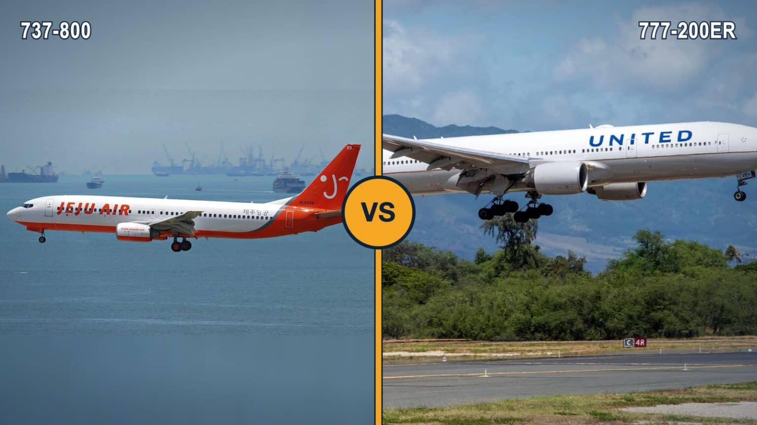 Boeing 737-800 vs 777-200ER: Narrow-Body or Wide-Body, and What Else Separates Them
