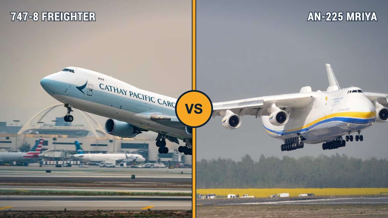 An-225 vs Boeing 747-8 Freighter: The Heaviest Plane Ever Built Against the Last 747
